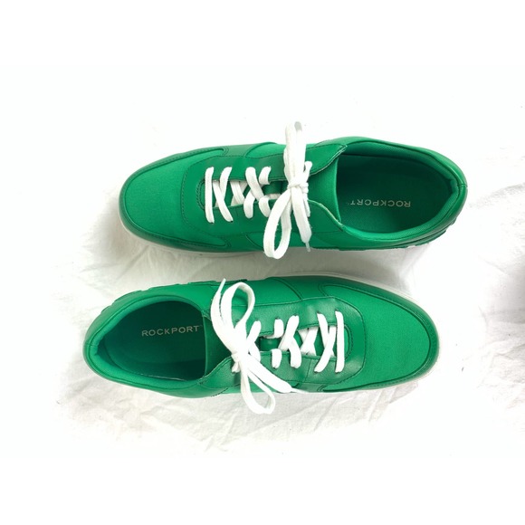 Rockport Mens Green Sneakers Tennis Shoes Hikers Size 11 Great Condition - Picture 3 of 5
